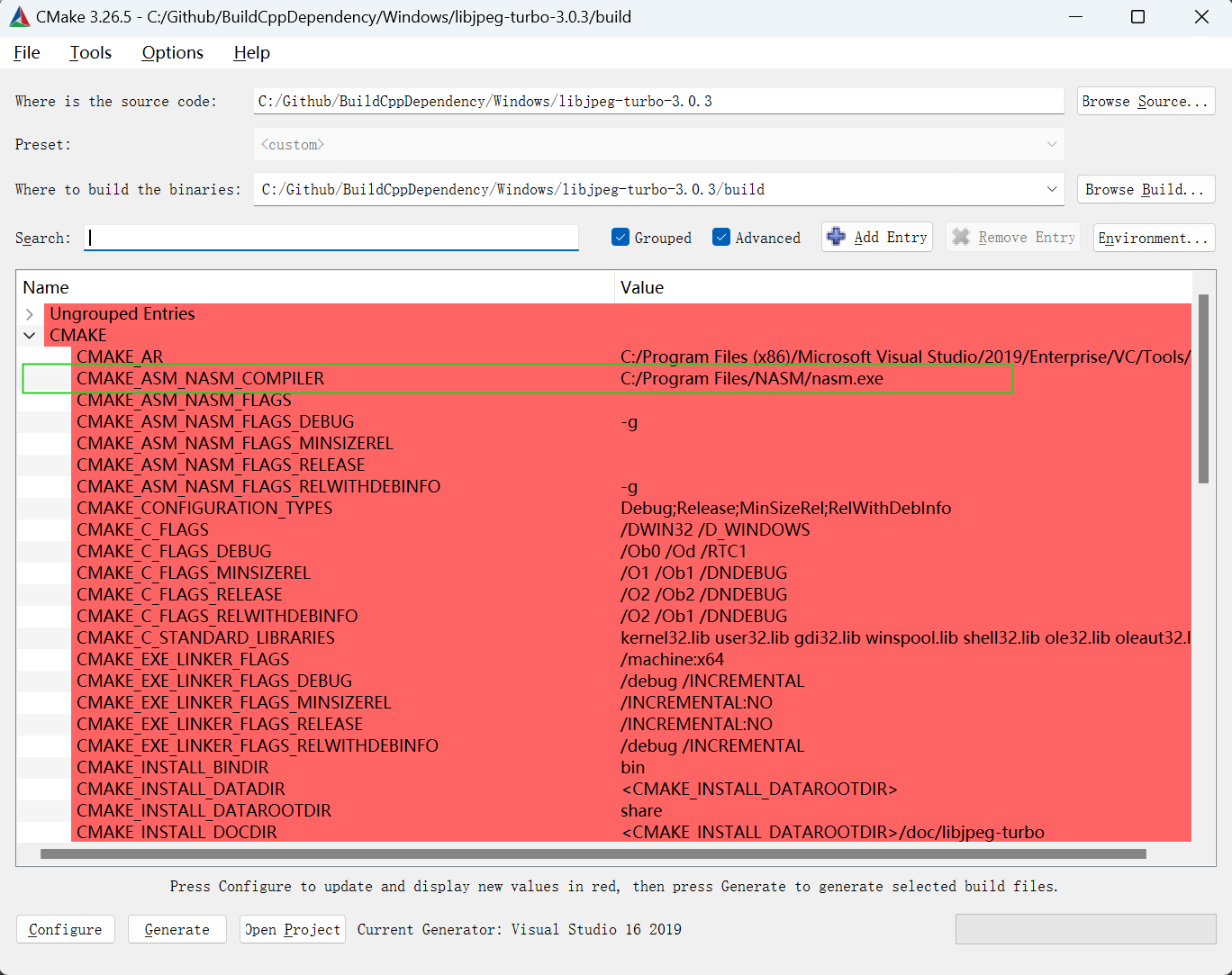 CMake构建学习笔记4-libjpeg库的构建