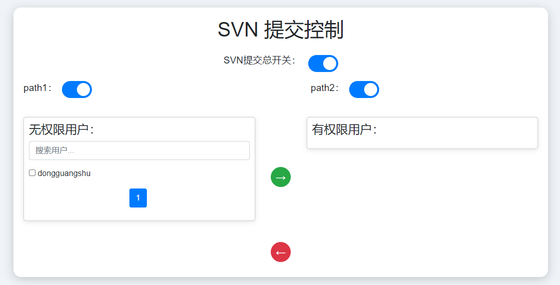 svnhooks--给用户提交权限，实现单次提交