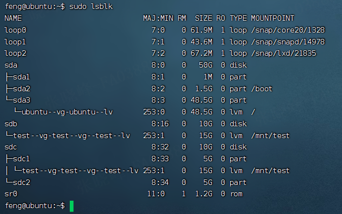 Linux硬碟掛載與磁碟分割槽基礎（二）(物理卷、卷組、邏輯卷)