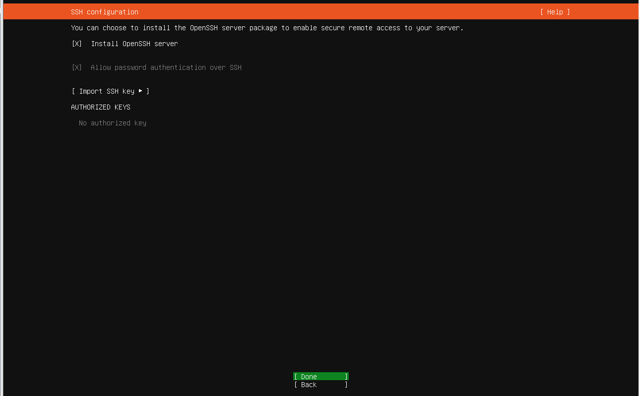12、选择安装 SSH Server