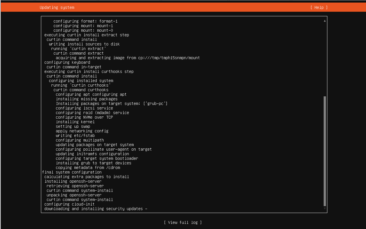 14、安装过程中