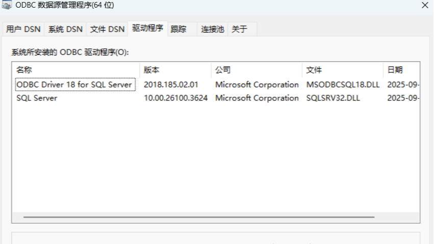 Microsoft ODBC Driver是由Microsoft开发的用于ODBC(开放式数据库连接)的驱动程序。ODBC是一种标准的应用程序接口,用于通过数据库管理系统(DBMS)访问和处理数据库