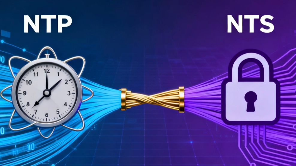 NTS（Network Time Security） 是一种基于 NTP (Network Time Protocol) 的扩展协议，旨在提高网络时间同步的安全性，尤其是防止 NTP 攻击，例如 时序欺骗（time spoofing） 和 中间人攻击（man-in-the-middle attacks）。