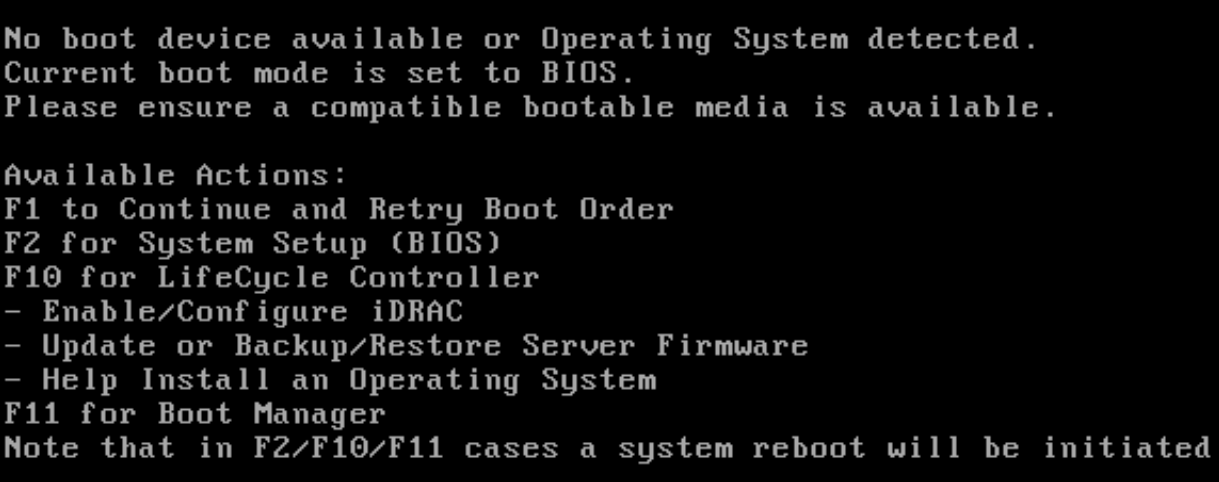 dell r730xd安装操作系统时遇到的常见问题。