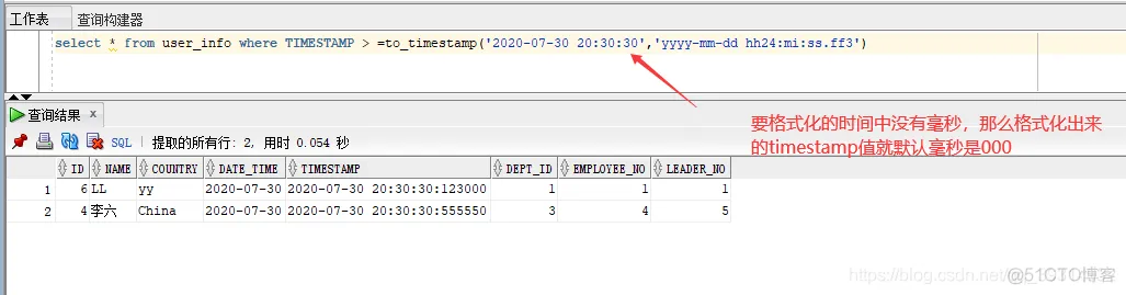 orcla的timestamp与date如何判断是否相等 oracle的date和timestamp区别_获取时间_12