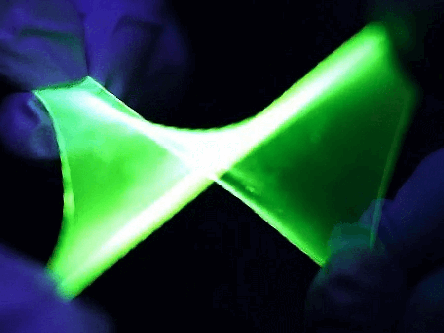 新材料也可以扭转而不失去光泽。