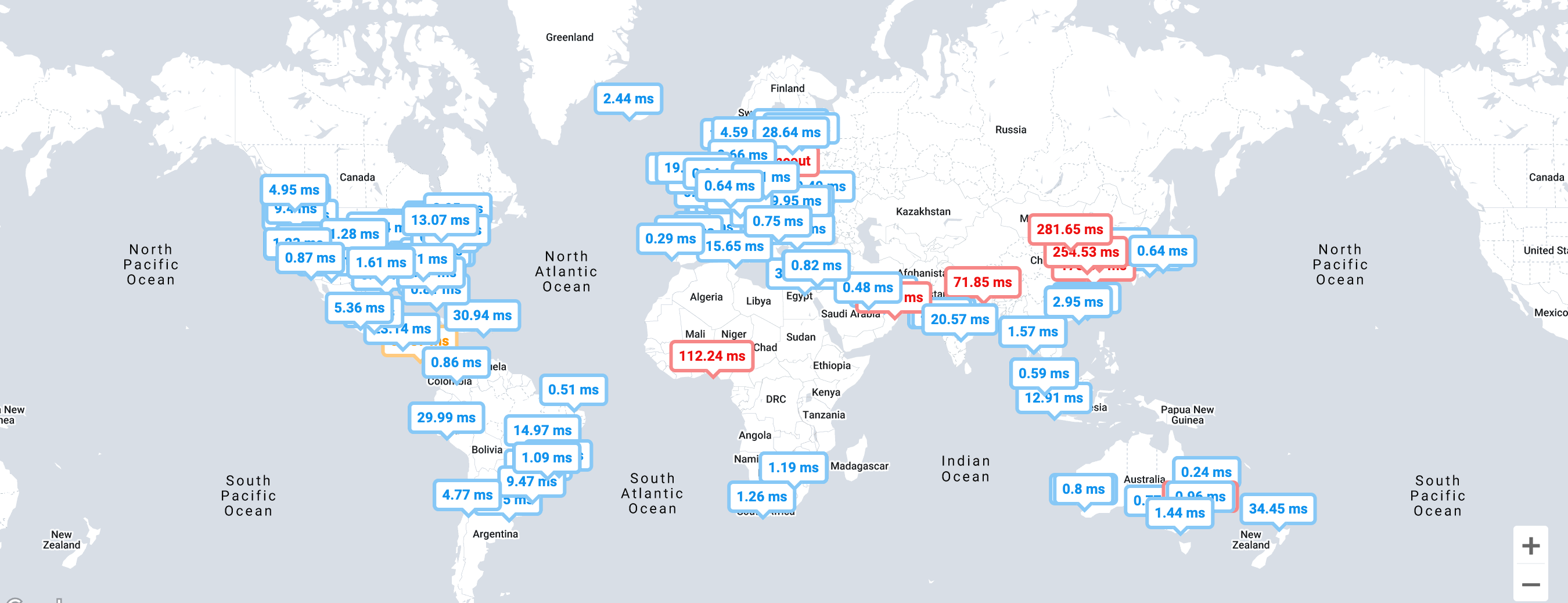 cloudflare pages global latency measurement