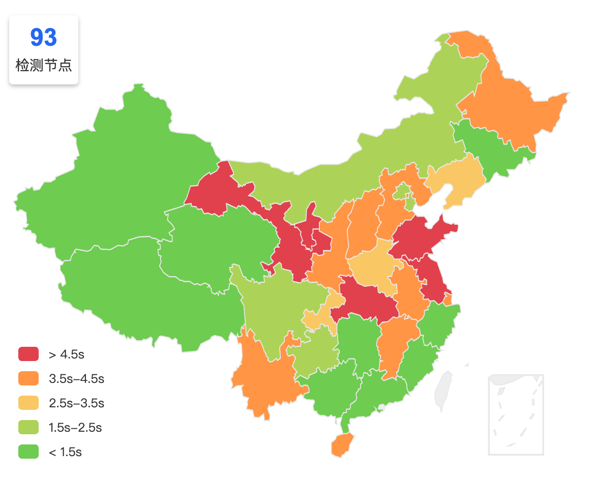 github pages China delay measurement