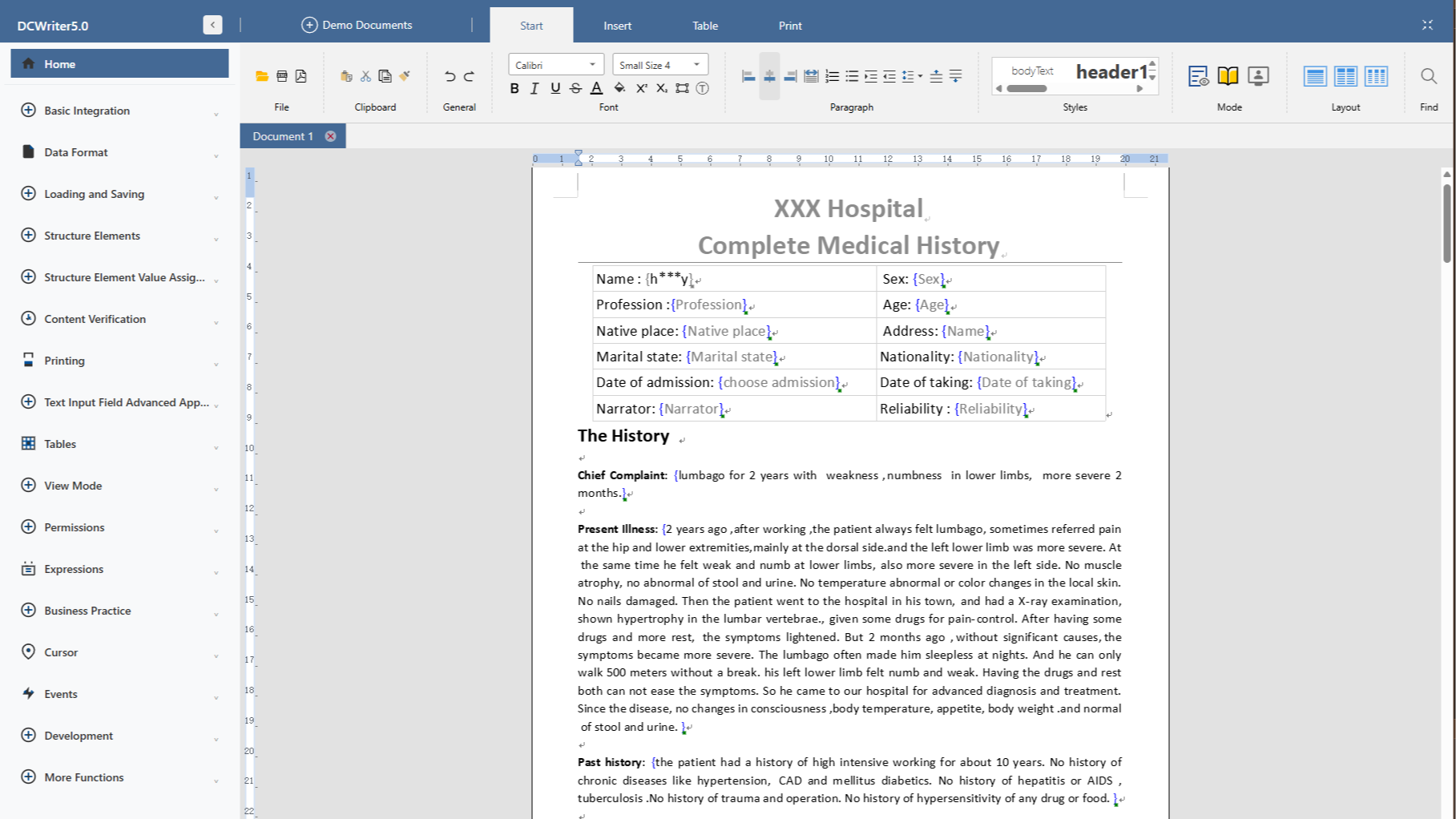 都昌电子病历编辑器最新特性