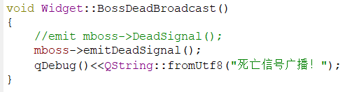 （已解决）QT4 自定义信号函数调用报错 error: C2248: “Boss::DeadSignal”: 无法访问 protected 成员(在“Boss”类中声明)