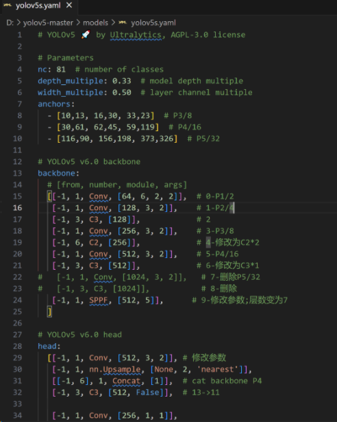 yolov5-v7.0 目录结构