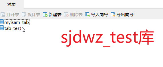 sjdwz_test库