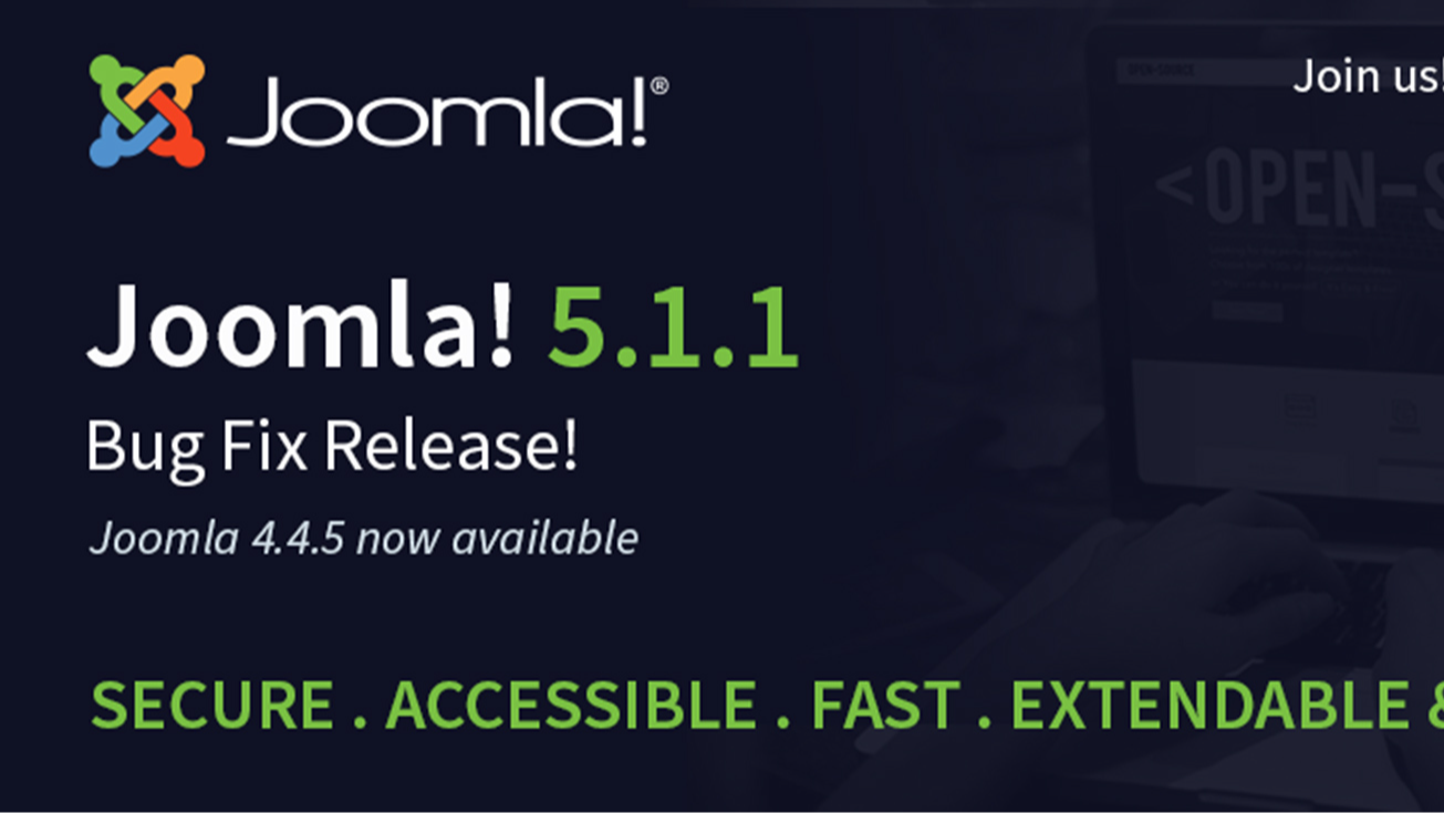 Joomla 5.1.1 和 Joomla 4.4.5 来了！