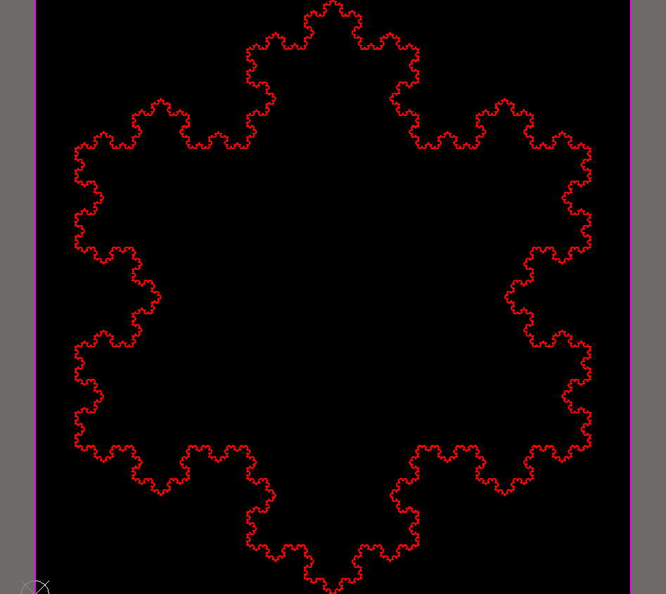 Koch雪花分形电路_效果