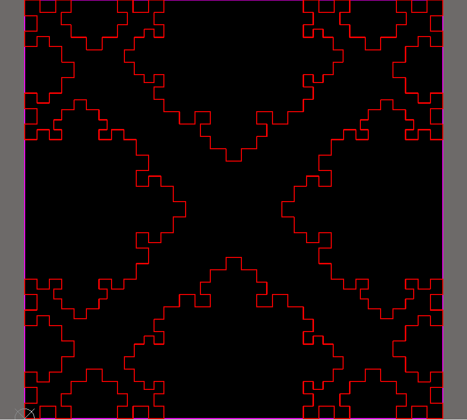 Minkowski分形电路_效果