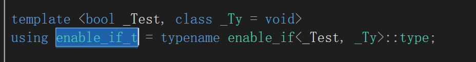 C++模板编程-enable_if