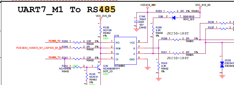 RK3588添加支持RS485收发