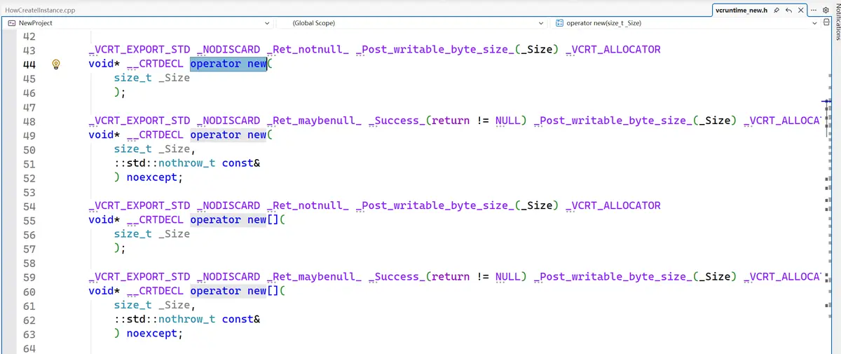 new关键字的定义