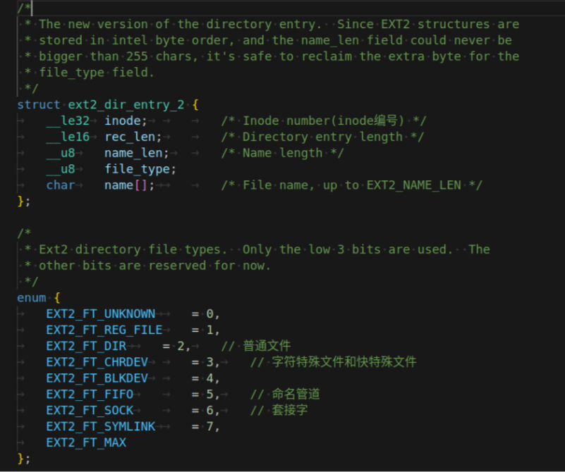 ext2 文件系统解析