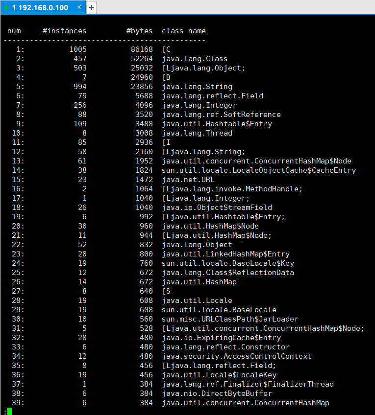 错误: 找不到或无法加载主类 XXX类 || jmap -histo:live 2345 | less