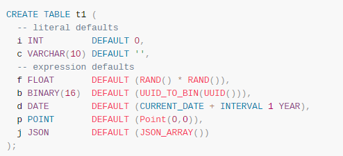 MySQL8的新特性