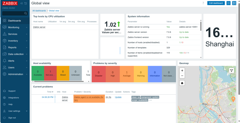 Docker快速部署Zabbix7.0教程