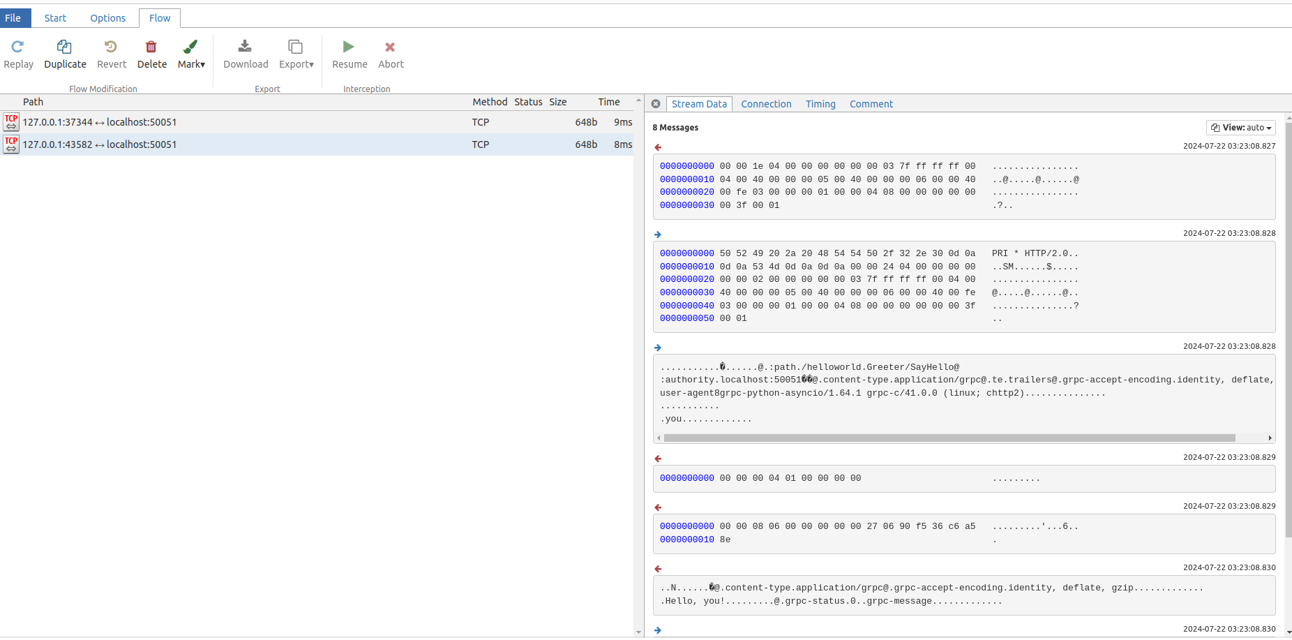 【mitmproxy】使用mitmproxy录制grpc流量