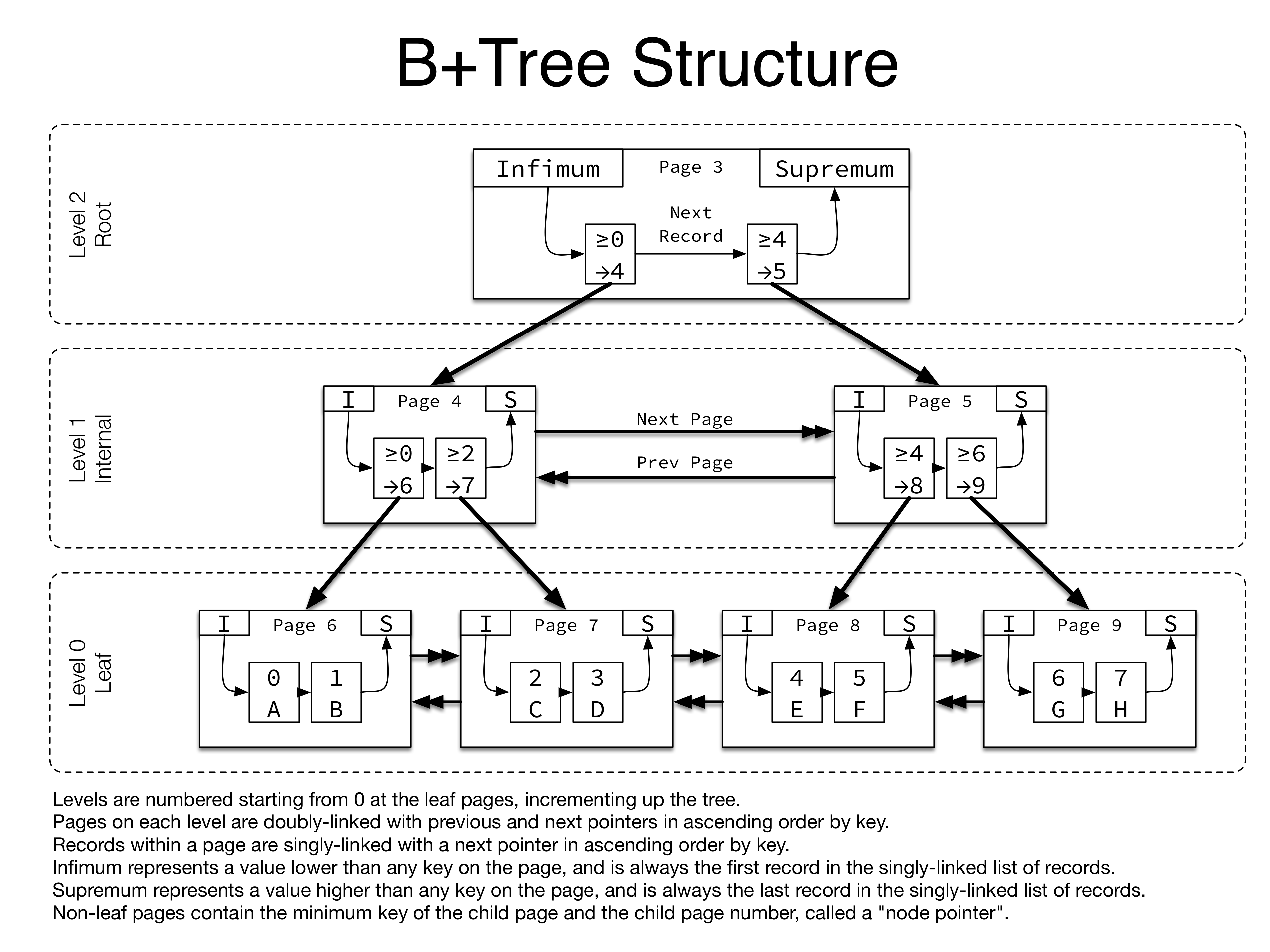 B+Tree Structure