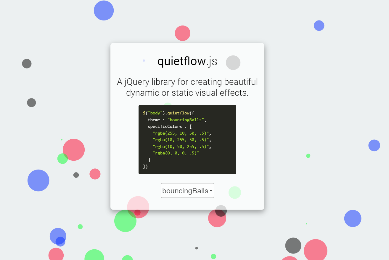 quietflow.js-jquery背景层动画插件