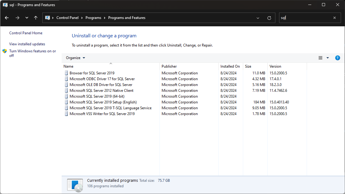 Sql server 2019 solidworks 2022 linbdnil 