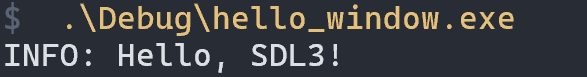 SDL3 入门（1）：Hello, SDL3!