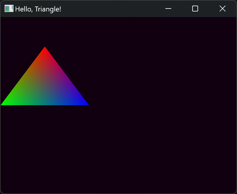 SDL3 入門（3）：三角形