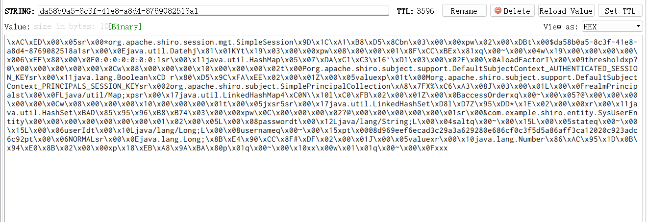 shiro org.apache.shiro.session.mgt.SimpleSession物件 反序列化失敗