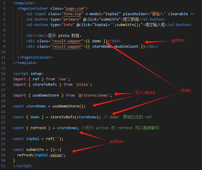 vue3的 状态管理库