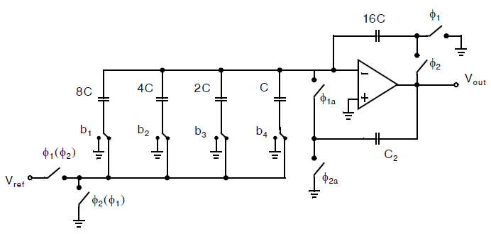模拟集成电路设计系列博客——6.2.3 电荷重分布开关电容转换器