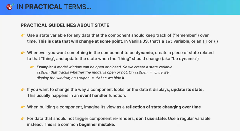 Rules Of JSX  渲染列表  ‼️State