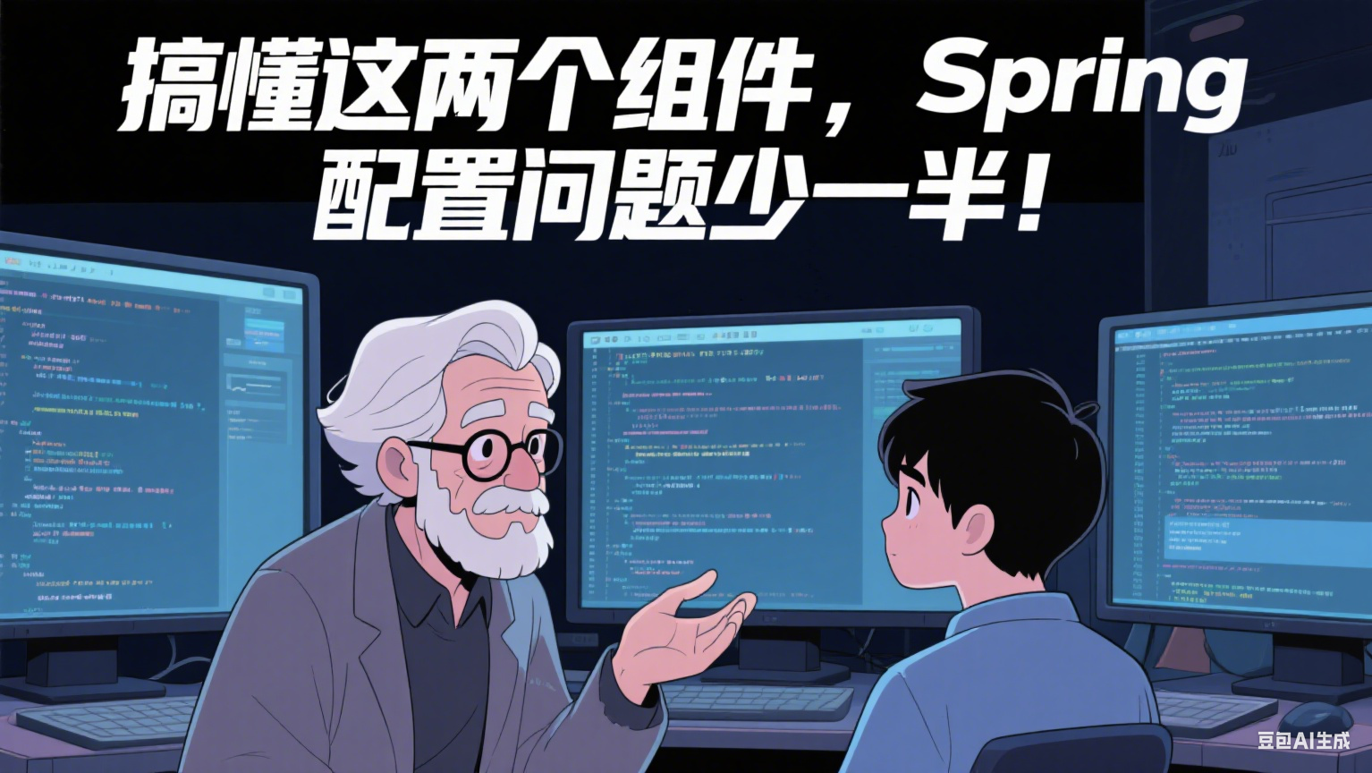 搞懂这两个组件，Spring 配置问题少一半！