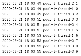 newFixedThreadPool 示例