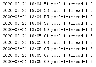 newSingleThreadExecutor 示例