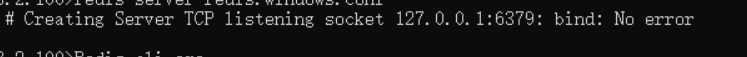 Redis运行的时候碰到# Creating Server TCP listening socket *:6379: bind: No error