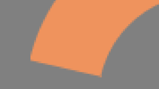 嵌入式UI框架-抗锯齿画圆弧算法