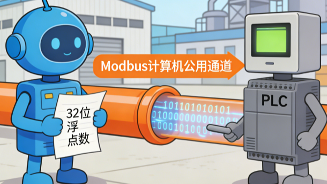 MODBUS浮点数怎么读怎么配