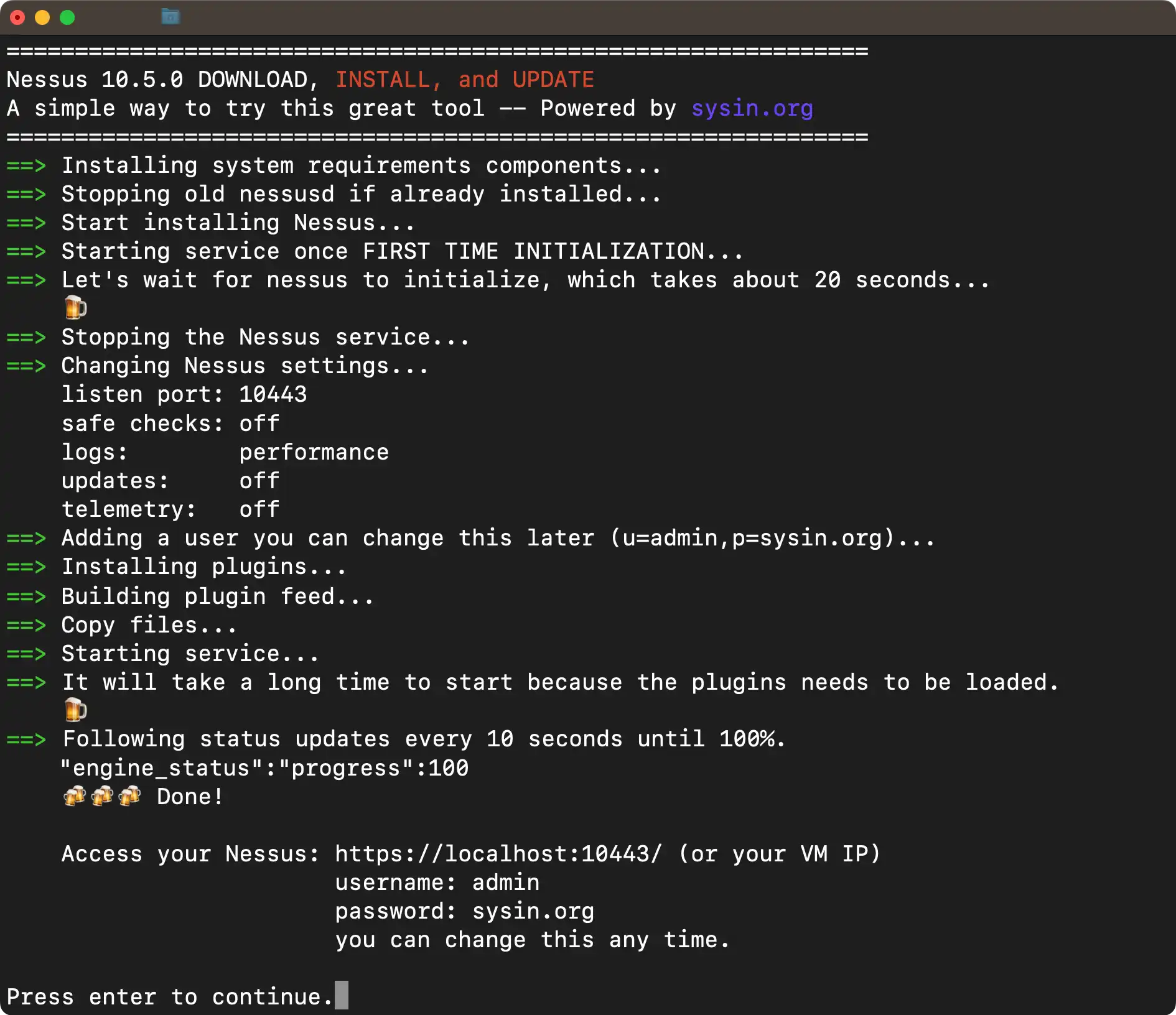 Nessus Professional 10.7 Auto Installer for RHEL 9/AlmaLinux 9/Rocky Linux 9 (updated Jul 2024)