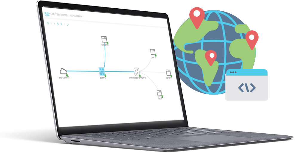 Cisco Modeling Labs 是一种在工作站和服务器上运行的网络仿真工具。