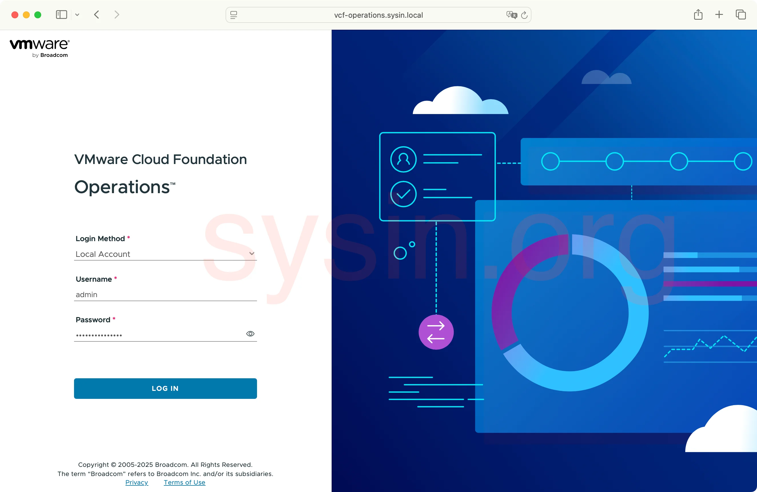 VCF-Operations-SYSIN