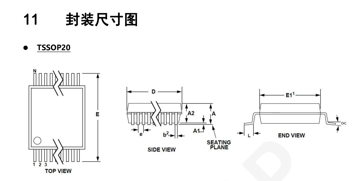 DP7361封装尺寸图