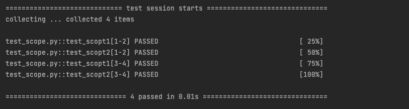 pytest的数据驱动和参数传递