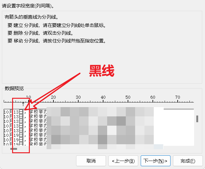 效果图，“日”附近有一条竖线