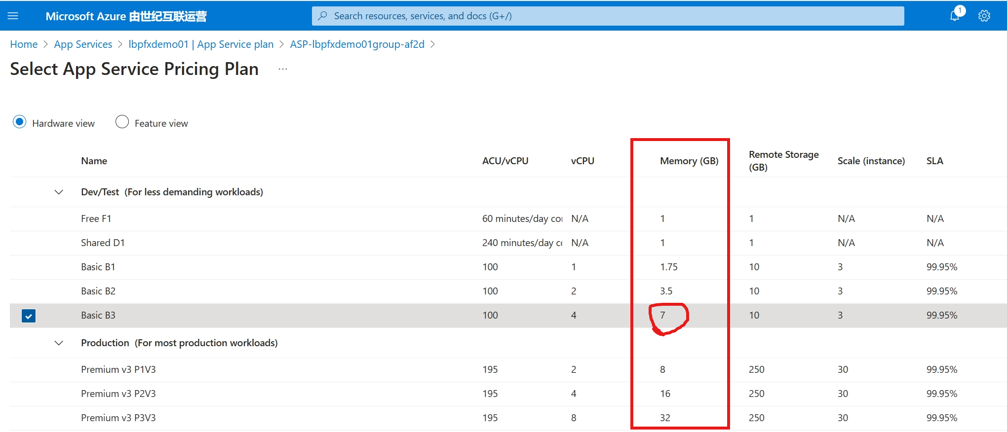 【Azure App Service】在App Service for Windows上驗證能佔用的記憶體最大值