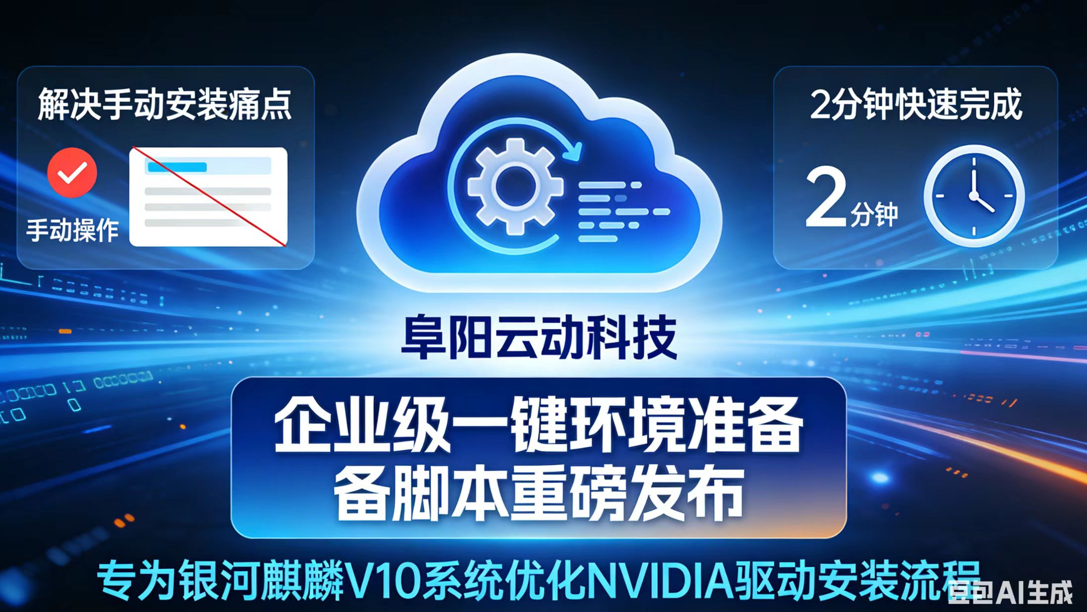 【一键部署系列1】银河麒麟 + NVIDIA 驱动安装全流程自动化实践
